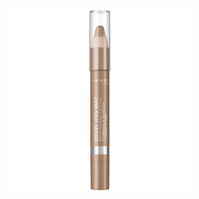 Pomada para cejas Rimmel Blonde, 3,25 g, resistente al agua durante 24 horas