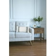 thumbnail image 3 of Tara Stripe Tufted Lumbar Accent Pillow 12" x 24", 3 of 4