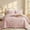 Pink, variant on 2/3-Piece Pink Cherry Blossom Quilt Set - Soft Microfiber Bedspread Coverlet with 1/2 Pillow Shams, Lightweight Floral Bedding for All Seasons