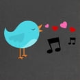 thumbnail image 2 of CafePress - Singing Blue Bird Maternity T Shirt - Maternity Dark T-Shirt, 2 of 3