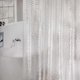 thumbnail image 1 of Shower curtain anti-mold with weight magnet below, transparent 3D cubic Eva waterproof antibacterial, 1 of 4