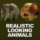 thumbnail image 5 of Safari Zoo Animales Figuras Juguetes, Figuras realistas de animales de la selva, Animales de plástico salvajes africanos Juego de aprendizaje educativo para niños pequeños, Niños, Canguro para niños BANYUO Electrónica, 5 of 5