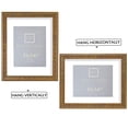 thumbnail image 3 of Marco de fotos Golden State Art Ornate de 11 x 14 cm con bronce mate blanco, 3 of 6