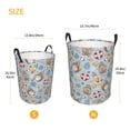 thumbnail image 5 of Kll Summer Time With Gnome Waterproof Foldable Laundry Hamper Bucket With Handles For Storage Bin,Kids Room,Home Organizer (Medium), 5 of 8