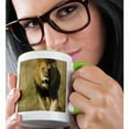 thumbnail image 2 of 3drose, African Lion, Savanna, Masai Mara Gr, Kenya-af21 Jmc0019 - Joe and Mary Ann Mcdonald, 11oz Two-tone Green Mug, 2 of 6