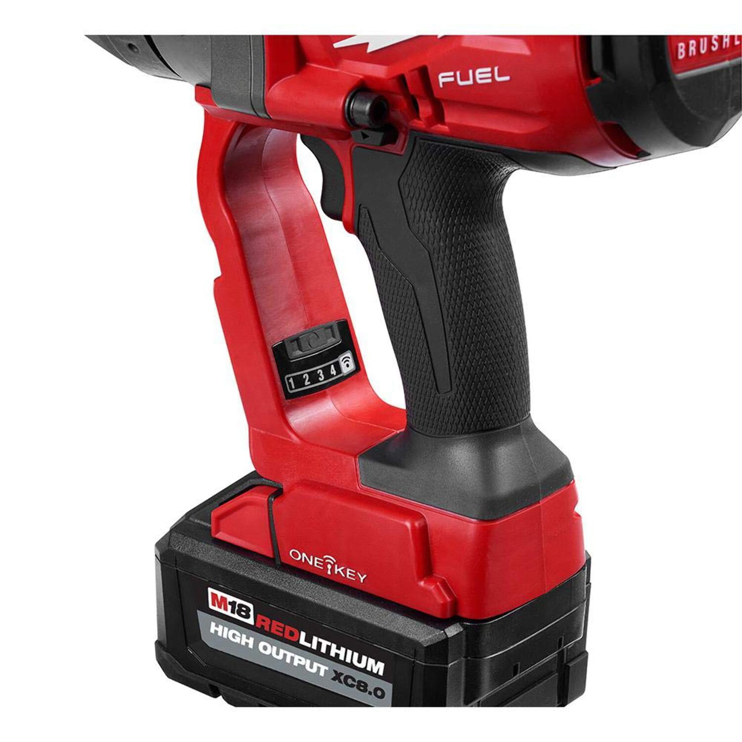Milwaukee 2867-22 M18 Fuel 1" High Torque Impact Wrench (8.0ah) Kit 2867-22