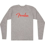 ? Spaghetti Logo L/S T-Shirt, Heather Gray, Large
