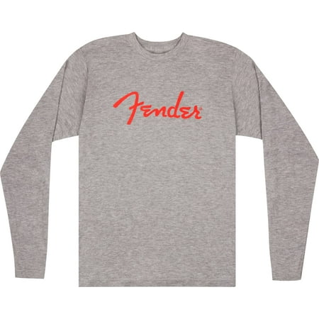 ? Spaghetti Logo L/S T-Shirt, Heather Gray, Large
