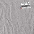 thumbnail image 2 of NASA T-Shirt Aeronautics Grey Unisex Graphic Tee for Men & Women, 2 of 7