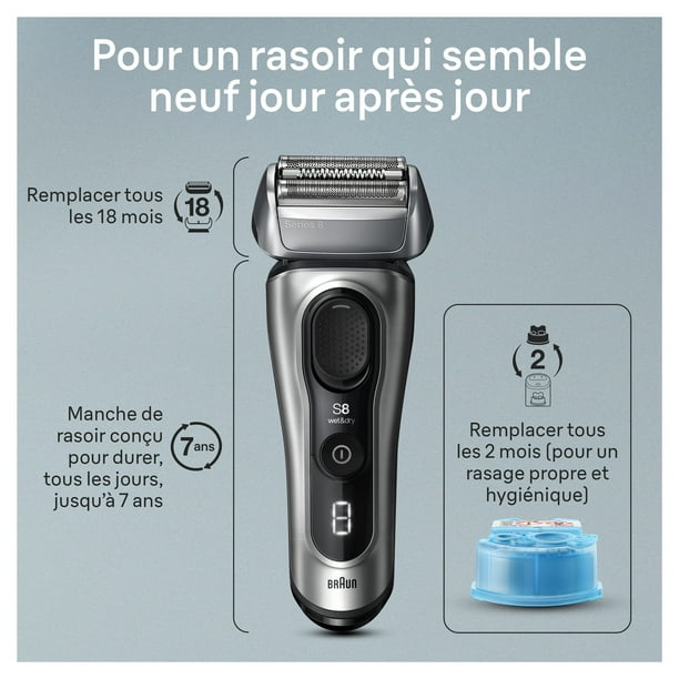 Braun Series 8 Electric Shaver for Men, with 4+1 Shaving Elements