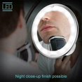 thumbnail image 6 of Flexible Gooseneck LED Lighted 10X Magnifying Makeup Mirror with Power Locking Suction Cup, Bright Diffused Light and 360 Degree Swivel, Portable Cordless Travel and Home Bathroom Vanity Mirror, 6 of 9