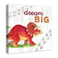 thumbnail image 2 of Creative Products Triceratops Dream Big 24x24 Canvas Wall Art, 2 of 5
