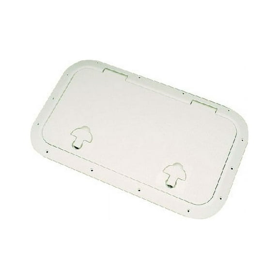 Bomar Molded Off White 12-1/8" x 21-1/8" Inspection Hatch