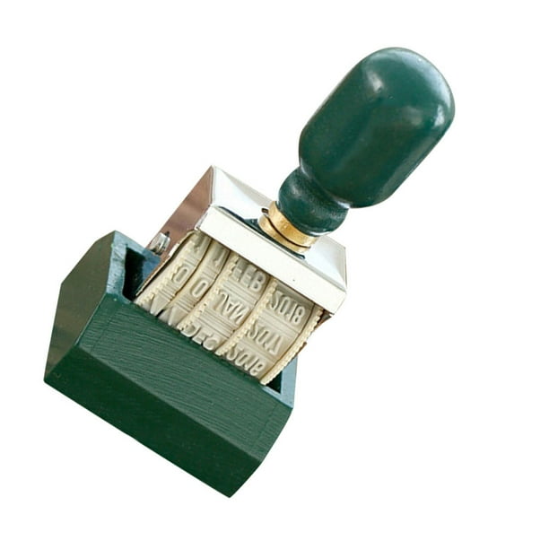 unbranded Sello De Rodillo De Fecha Para Scrapbooking Y Diario En Madera Para Uso DIY