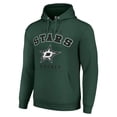 thumbnail image 2 of Men's Starter Green Dallas Stars  Logo Pullover Hoodie, 2 of 3