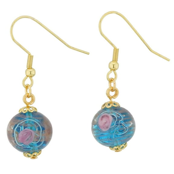 GlassOfVenice Murano Glass Magnifica Earrings - Blue