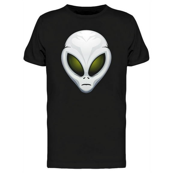 Aliens Head Extraterrestrial T-Shirt Men -Image by Shutterstock, Male Small