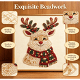 thumbnail image 4 of DIY Christmas Pearl Diamond Painting Art Kit,Cute Mosaic Craft, 3D Pearl Painting Set Raised 3D Sparkling Pearl Art Set to Upgrade Dull Home Wall Decor, 4 of 5