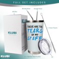 thumbnail image 2 of Birthday Gifts for Boss Male - These Are The Tears Of My Staff Tumbler White 20 Ounce Manager Gifts for Men Boss Birthday Gift for Men Assistant Principal Gifts Travel Coffee Mug Best Boss, 2 of 7