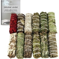 Soul Sticks 12 Pack Assorted Smudge Stick Variety Gift Set Bundles with Smudge Guide