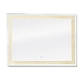 thumbnail image 2 of Dyconn Faucet Edison Crystal Horizontal/Vertical Wall Mounted Backlit LED Bathroom Vanity Mirror with Touch ON/OFF/Dimmer & Anti-Fog Function (48"W X 36"H), 2 of 5