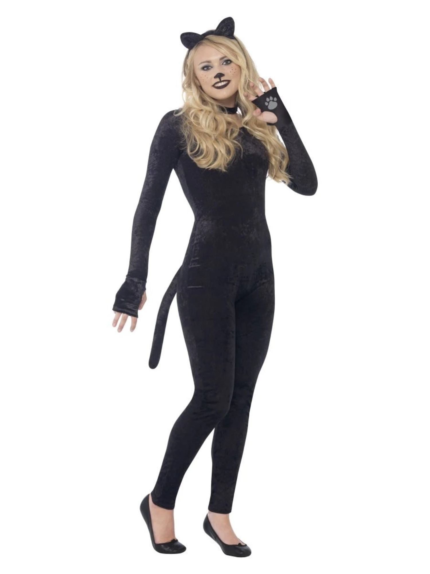 Forum Novelties Black Cat Deluxe Tail Adult Womens Halloween Costume 78367