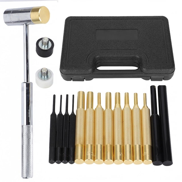 Punch Set,17Pcs Punch Set Mechanical Pin Punches Installation Punch Set Solid Performance