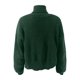 thumbnail image 3 of Gibobby Suéter de Punto, Suéter de cuello de tortuga para mujer, suéter de punto de manga larga, suéter de canalé fino, blusa de temperamento para mujer(Verde,XG), 3 of 5