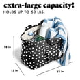 thumbnail image 3 of Fit + Fresh All The Things XL Tote Bag, Travel & Overnight Bag, White Dot, 3 of 8