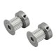 thumbnail image 2 of Matsuzay Paquete de 2 16 2GT polea de correa dentada ancho 10mm negocios síncrono profesional impresora 3D accesorios de rueda de repuesto Kits de mantenimiento de impresoras, 2 of 6