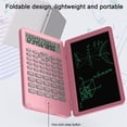 thumbnail image 1 of Calculadoras CientíFicas, Pantalla LCD de 12 DíGitos con Tableta de Escritura Borrable Plegable para Reuniones Escolares en el Hogar y Estudio B, 1 of 8