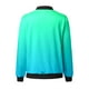 thumbnail image 2 of Gibobby Chaquetas tendencia ocio Abrigo suelto para mujer, cuello Rojoondo, cremallera, manga larga, chaqueta clásica con estampado degradado, prendas de vestir informales para uso diario (Aqua, L), 2 of 5