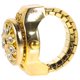 thumbnail image 1 of unbranded Anillo De Dedo Dorado Estilo Vintage Y Portátil Con Profesional, 1 of 6