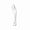 Silver, variant on Leaf-Shaped Zinc Alloy Eye Cream Spoon - Durable and Hygienic Makeup Tool for Eye Care and Facial Massage