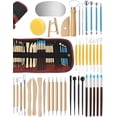 thumbnail image 1 of Herramientas para Arcilla 48pcs, Kit de Herramientas para Tallar Cerámica, Juego de Escultura de Arcilla Multiusos Con Bolsa de Almacenamiento., 1 of 4