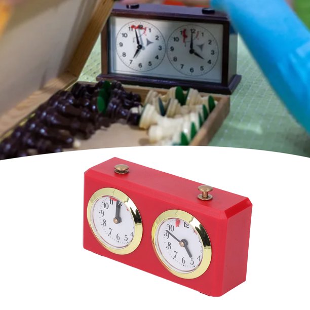 Temporizador De Reloj De Ajedrez Analógico Profesional De , Temporizador De Ajedrez, Reloj De Ajedrez Analógico, Juego De Mesa Con Temporizador De Reloj De Ajedrez, Mecánico De