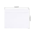 thumbnail image 2 of Unique Bargains 4.5x5.5' Clear Packing List Envelope, 50 Pack Self-Adhesive Side Loading Invoice Label Pouch Sleeves, 2 of 6