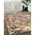 thumbnail image 3 of Ahgly Company Machine Washable Indoor Rectangle Traditional Sienna Brown Area Rugs, 2' x 3', 3 of 7