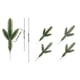 thumbnail image 3 of Bearachild 30X Pino artificial Planta de imitación Ramas falsas Mano de obra Tamaño compacto Suministros de boda Agujas de adorno Navidad Kits de decoración para fiestas Tipo 2, 3 of 6