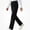 Black, variant on HAOTAGS Girls Pants (2-13) Casual Elastic Waist Straight Leg Daily Wear Trousers Gray Size 7
