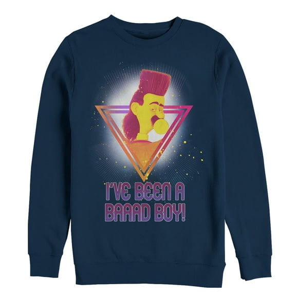 Men's Despicable Me 3 Balthazar Bad Boy Sweatshirt Navy Blue Large