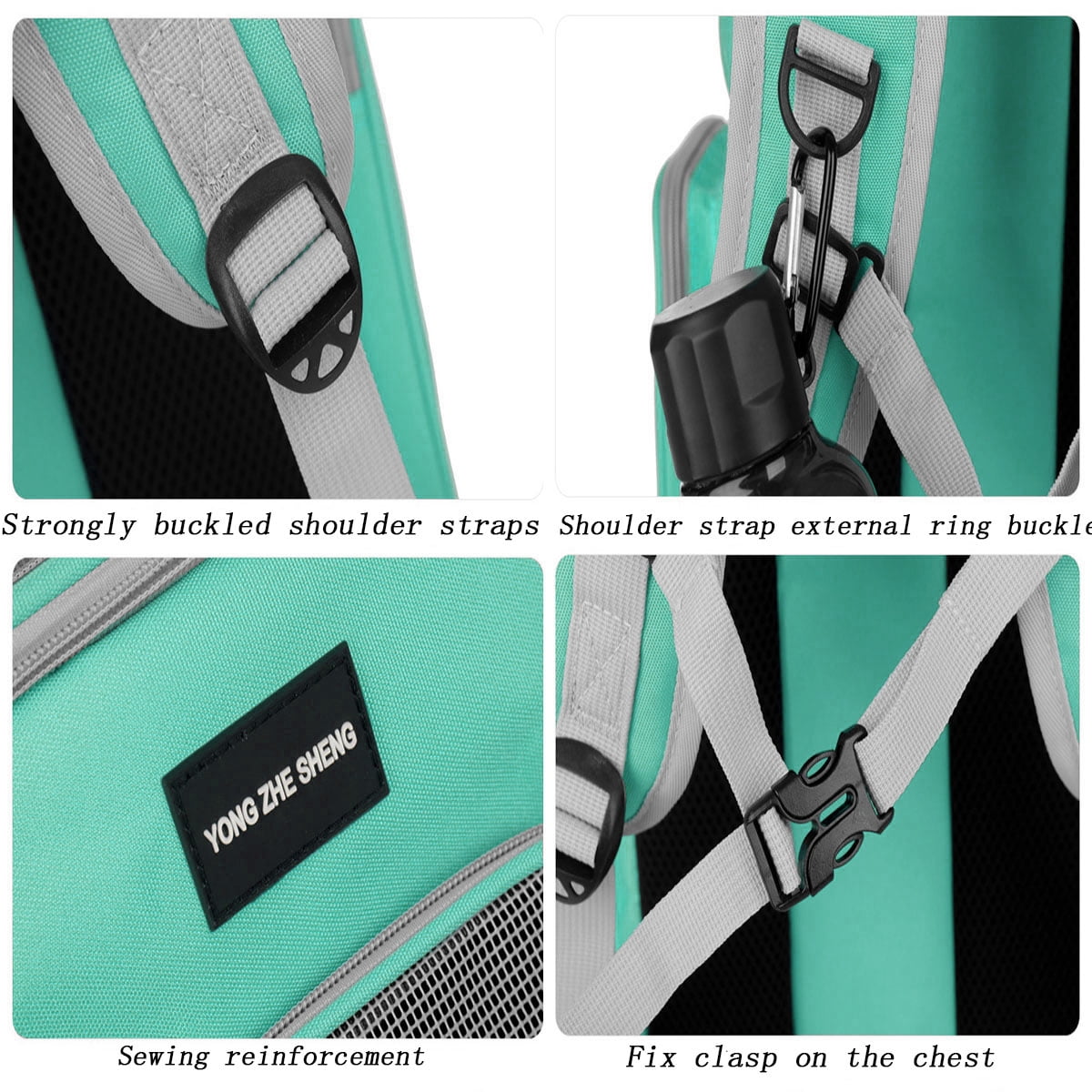 Pet Carrier Backpack Cat Carrier Backpack Dog Carrier Backpack for Small Cats Dogs Wide Use Breathable Strong and Durable Pet Backpack(Green)