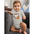 thumbnail image 2 of Cute Kittyboo W Pumpkin. Bodysuit Infant -Image by Shutterstock,  Newborn, 2 of 4