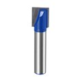thumbnail image 1 of Unique Bargains 11mm Dia 8mm Shank Bottom Cleaning Router Bit 2 Flutes Carbide Tipped Cutter Uncoated for Woodworking, 1 of 5