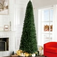 thumbnail image 4 of Naomi Home Vienna Slim 9 ft Pre-Lit Artificial Christmas Tree with Space-Saving Narrow Profile, 4 of 10