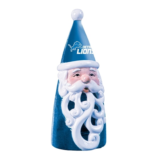 Detroit Lions 8" LED Santa Statue