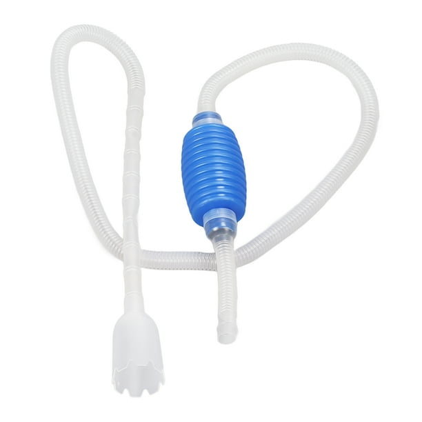 Sifón Para Pecera, Llenado De Agua, Fácil De Usar, Succión Manual, Excrementos De Pescado, Cambiador De Agua Para Pecera ABS Con Pantalla De Filtro Para Pecera
