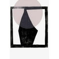 thumbnail image 3 of Cartissi 13x18 Black Modern Framed Museum Art Print Titled - Blushing Aura, 3 of 5