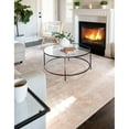 thumbnail image 5 of Transitional Cledo Collection Area Rug 5' Round - Light Pink-Ivory, 5 of 5