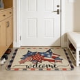 thumbnail image 4 of Independence Day Welcome Doormats Patriotic Red White And Blue Star-Spangled Doormats 3 Styles Washable NonSlip Mats Perfec for Anniversaries, 4 of 6